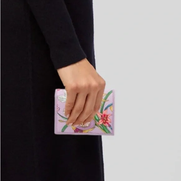 Gucci purple floral canvas wallet - Picture 5 of 15